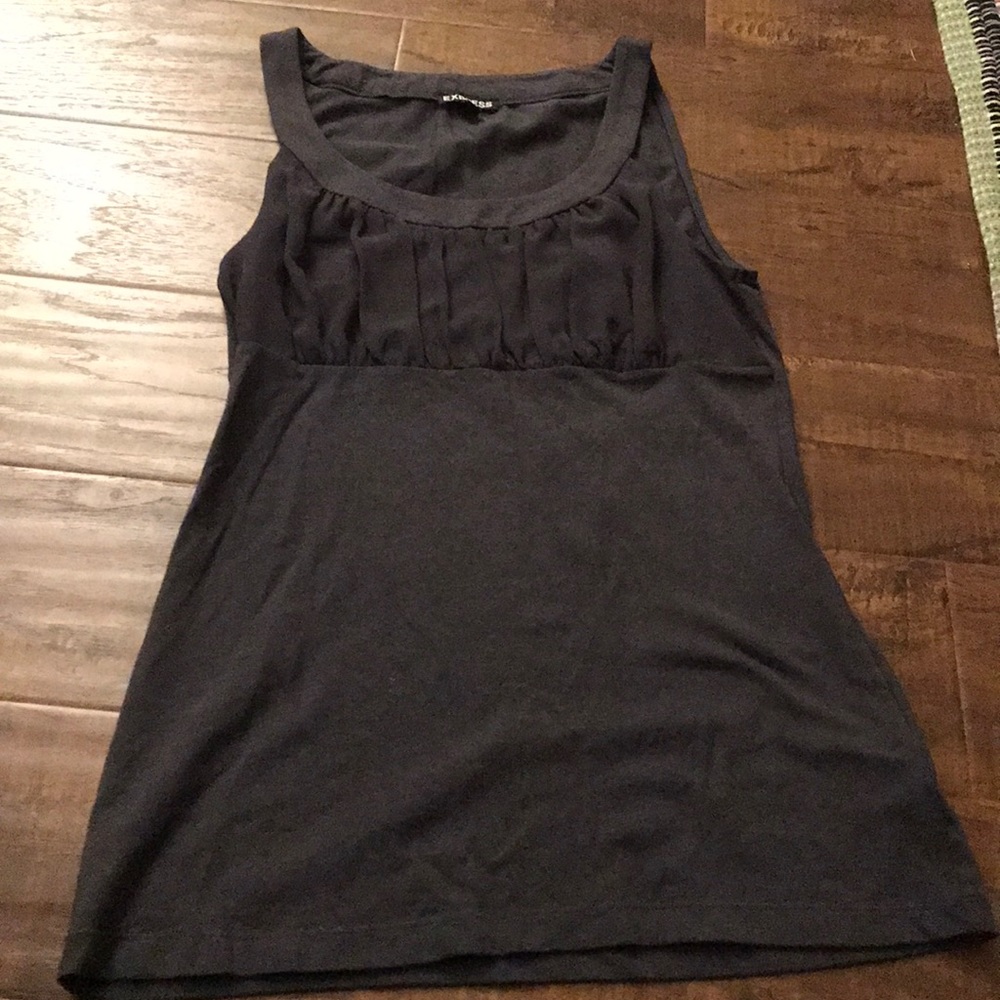 Dark grey semi casual express blouse